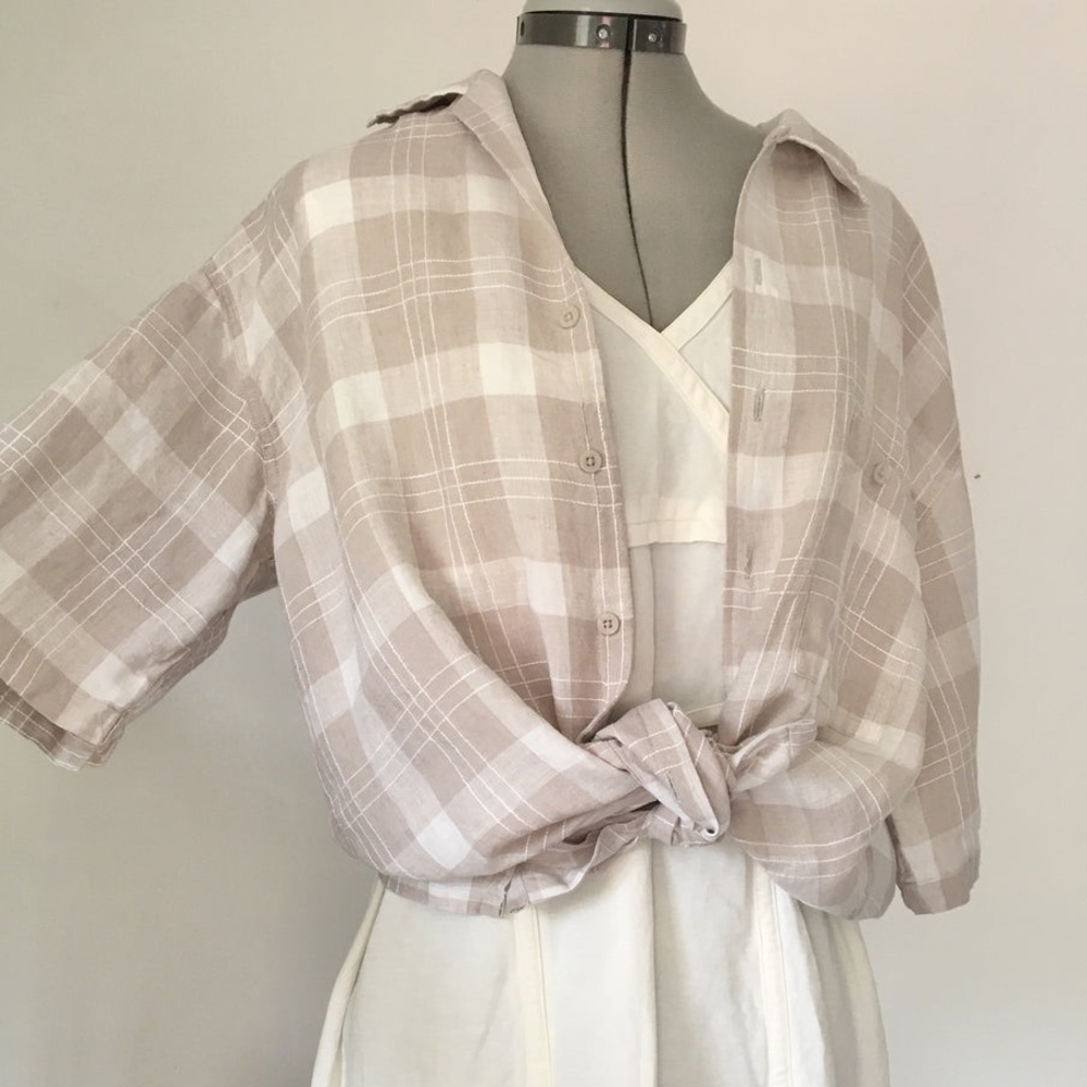 Bruno textured linen shirt